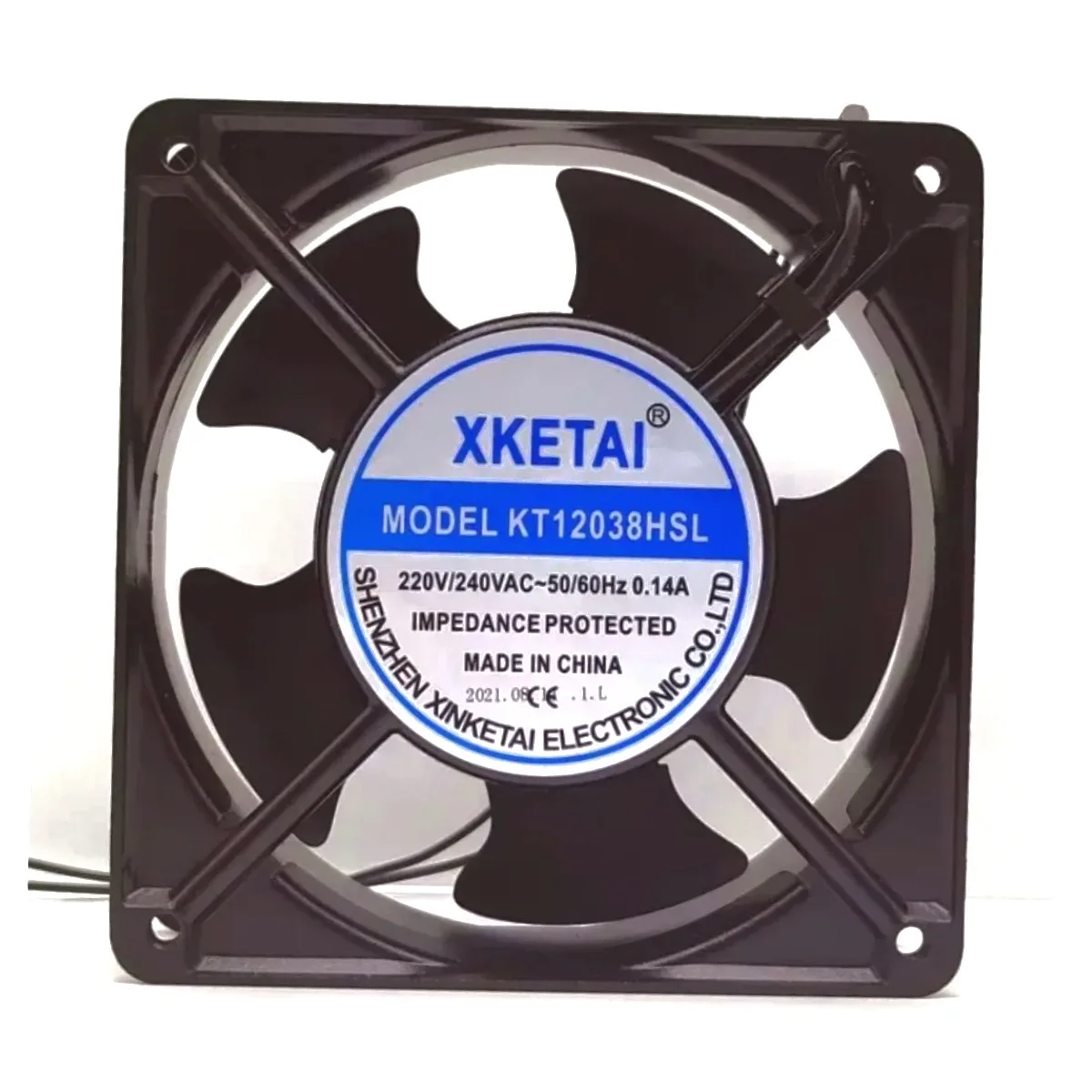 XKETAI KT12038HSL 0,14A 120x120x38mm 2-Draht Server-Lüfter