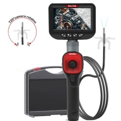 720 ° Rotating Articulated Camera 4.3-inch Endoscope 6mm 1080P Full HD Endoscope Industrial Inspection Visual Probe