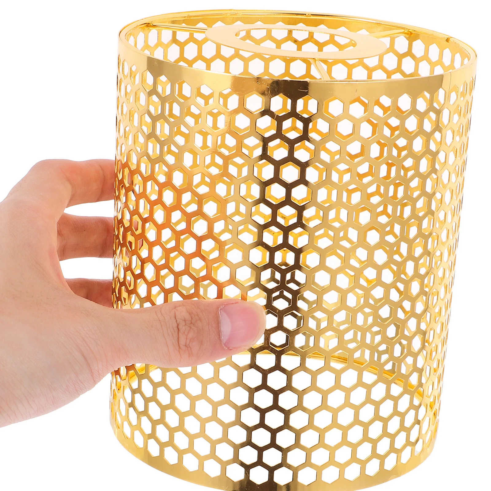 

Vintage Hollow Out Iron Lamp Shade Rustic Drum Style Durable Lamp Shade Cover for Table Floor Lamps Lampshades for Floor Lamps