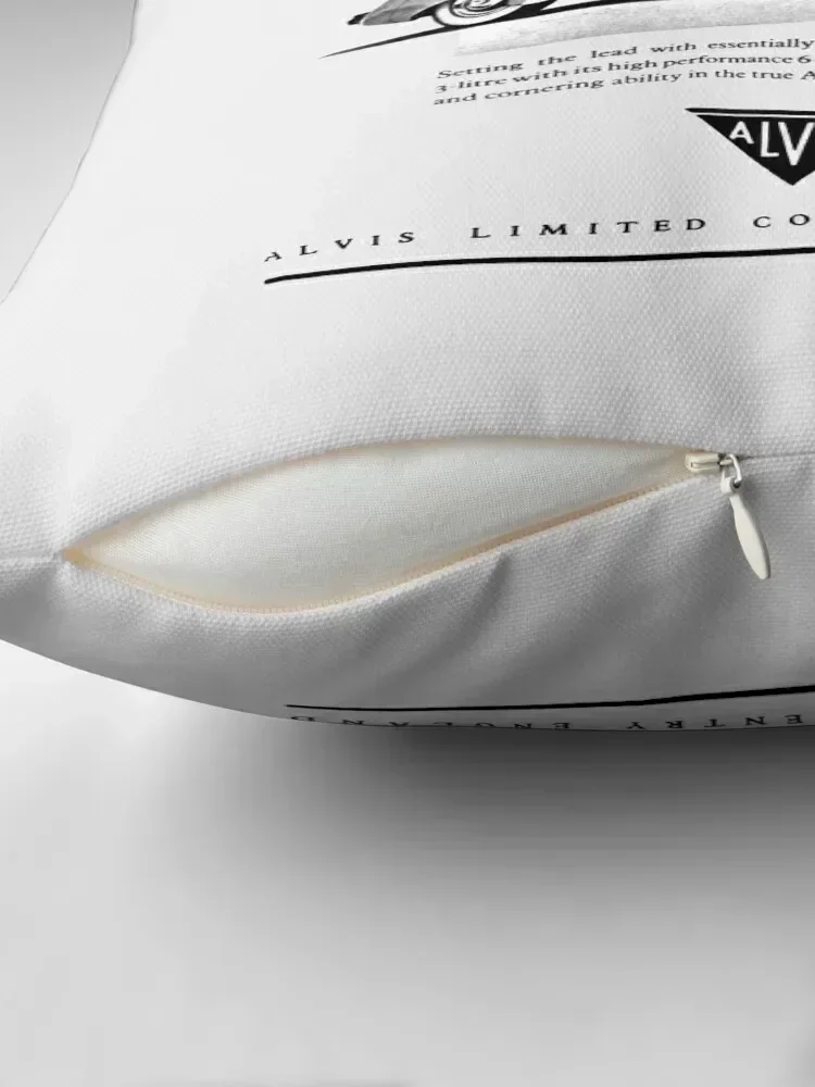 1950 ALVIS - ADVERT Throw Pillow Luxury Sofa Cushions Pillowcases Cushion Covers Sofa Pillowcase pillow