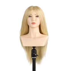 【Champion Series】20 inches light blonde hair competition head