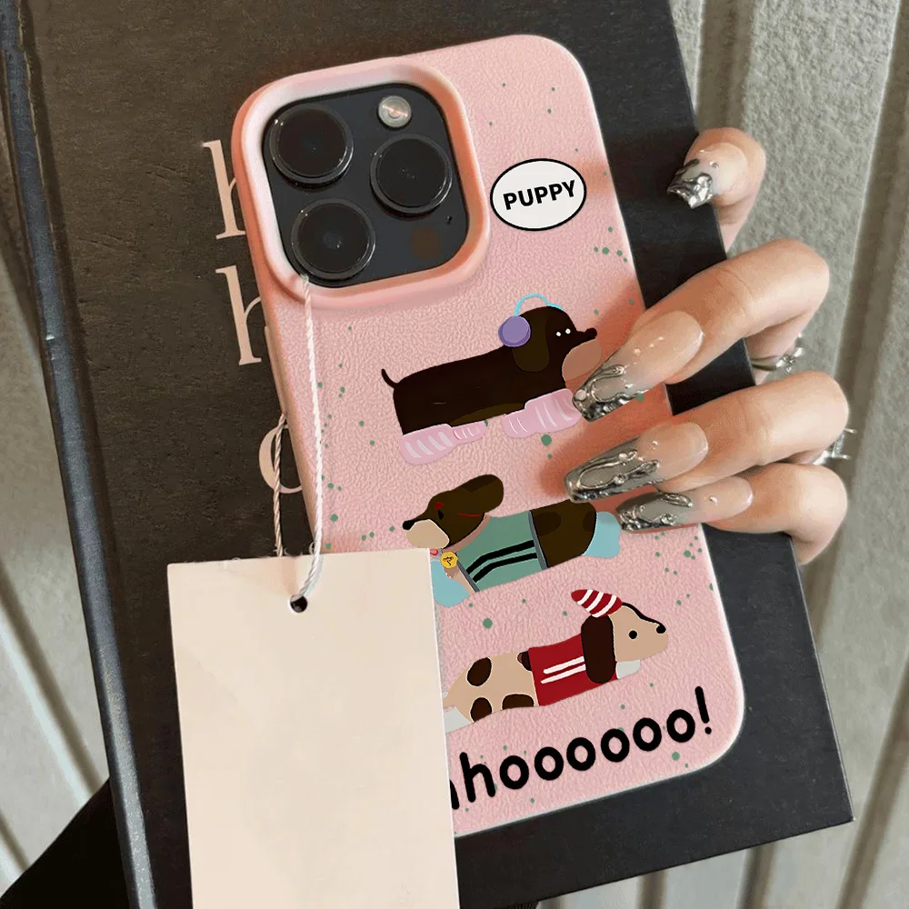 Funny Cartoon Soft Silicone Phone Case For iPhone 15 Pro Case iPhone 16 13 12 11 14 Pro Max 16 Plus Soft Shockproof Cover Bumper