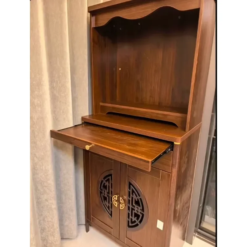 for Buddhist Shrine Offering Table God of Wealth Incense Table New Chinese Style Vertical Cabinet Home Decor Furniture