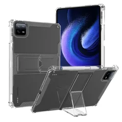 TPU transparenter Airbag stoß feste Tablet-Schutzhülle mit Ständer für Xiaomi Pad 5 6 Max Pro Redmi Pad Se 10,6