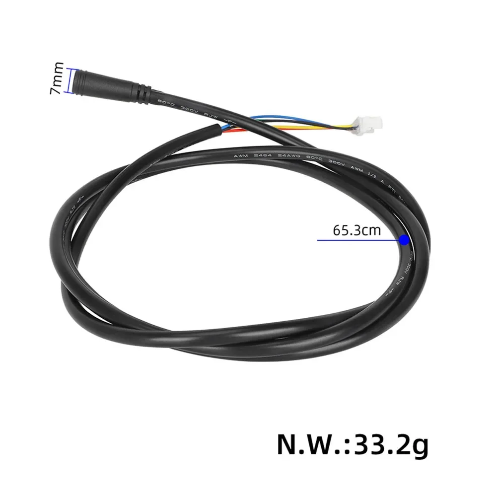 Electric Scooter Accessory For Private Land Use Communication Line Connection Line 33.2g Weight 65.3cm Length Long-term Use