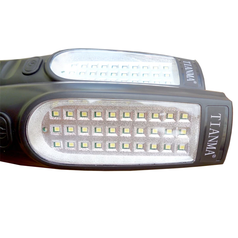 

LED Flashlights Rechargeable Work Light with Magnetic Base and Hanging Hook 3 Modes Floodlight for Car Repair Grill Outdoor Use