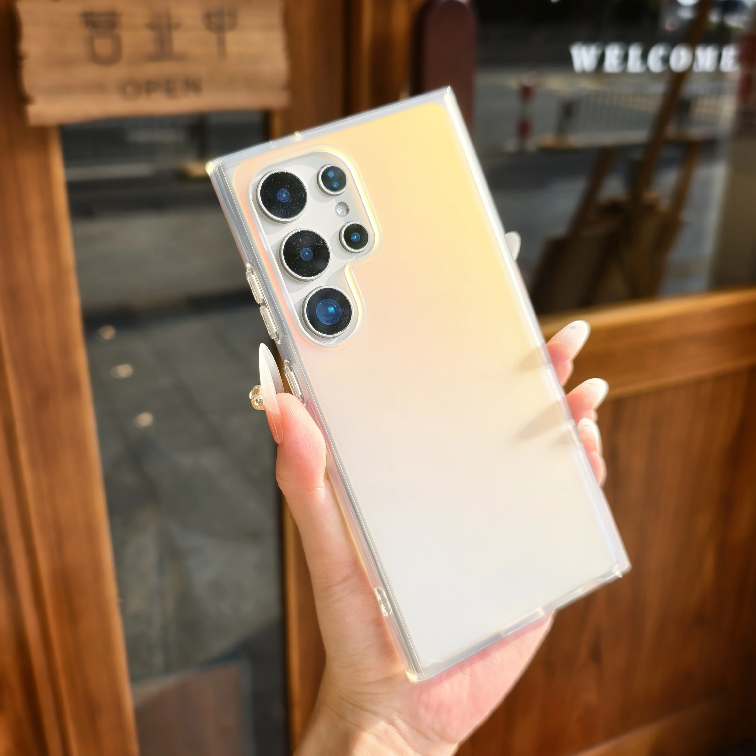 Funda protectora de lujo a prueba de golpes que cambia de color, exfoliante solar, atracción magnética para Samsung Galaxy S25 S24FE S23.