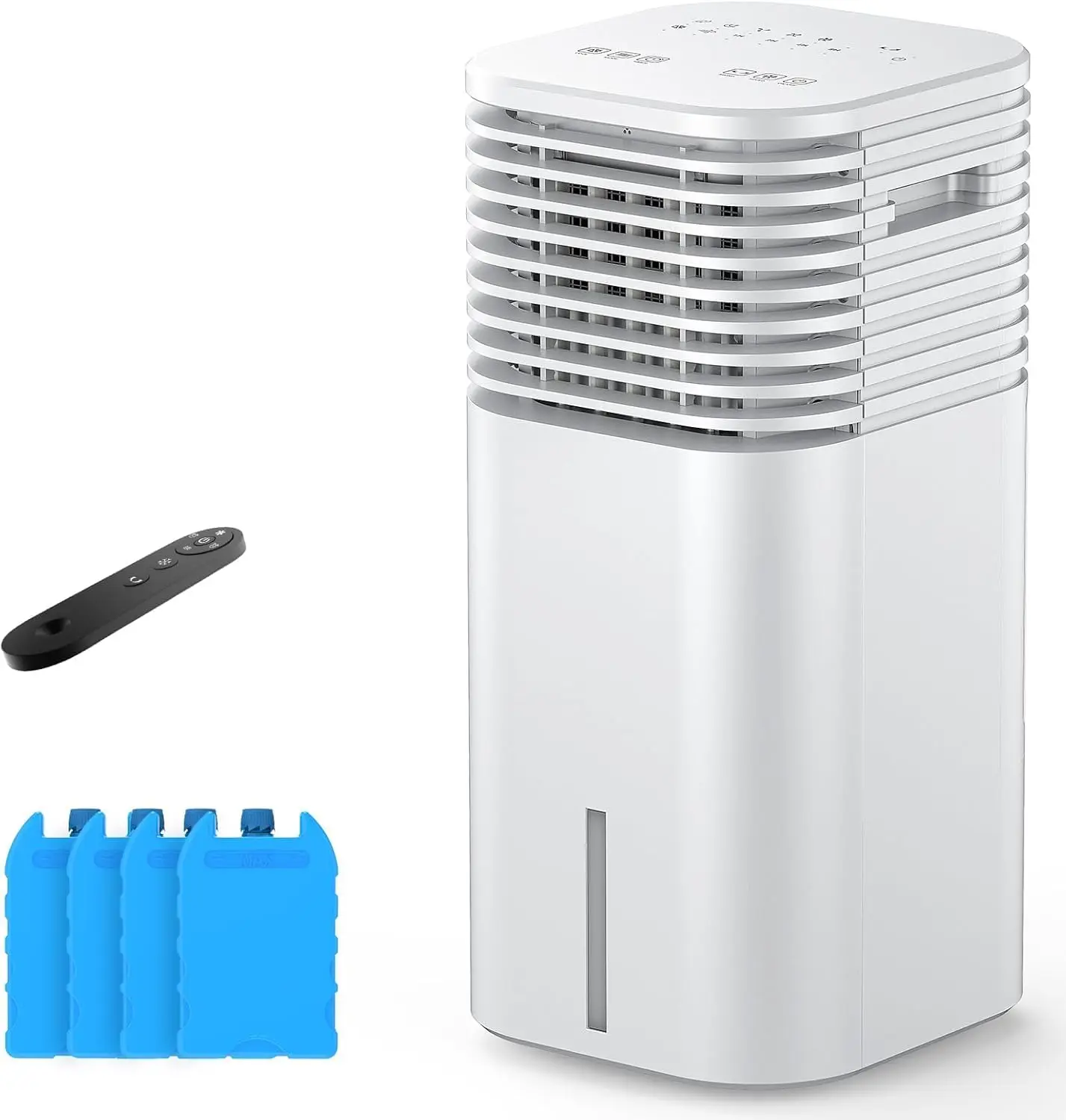 

24" Windowless Portable Air Conditioner, 15H Timer & 120°Oscillation, 3-IN-1 Portable AC Unit with Remote, 2-Gal Tank
