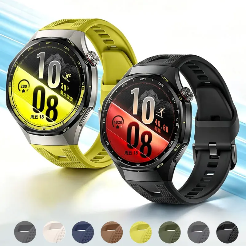 Original 1:1 Armband ohne Lücken für Huawei Watch GT 7 Pro 46mm Sport Silikonarmband für HUAWEI Watch GT6 Pro Band Zubehör – Detail 1