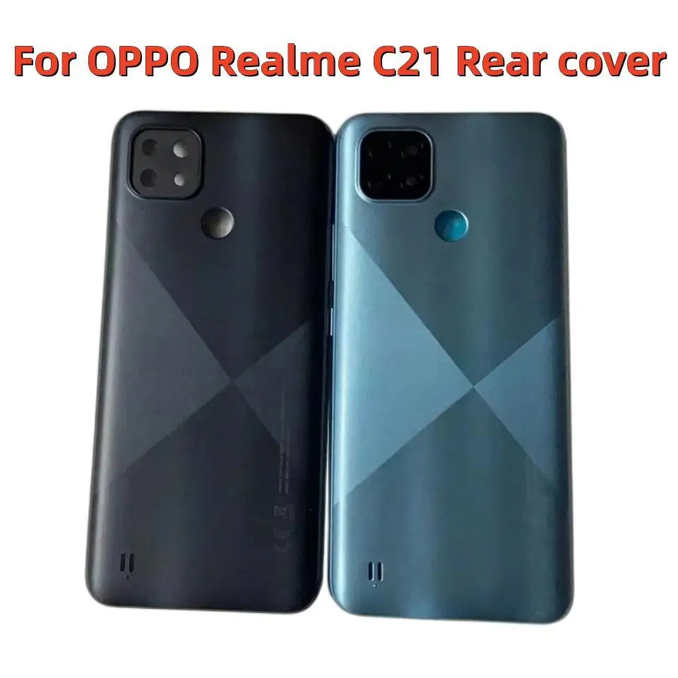 Высококачественная задняя крышка батарейного отсека для OPPO Realme C21 RMX3201 / C20 RMX3063 RMX3061