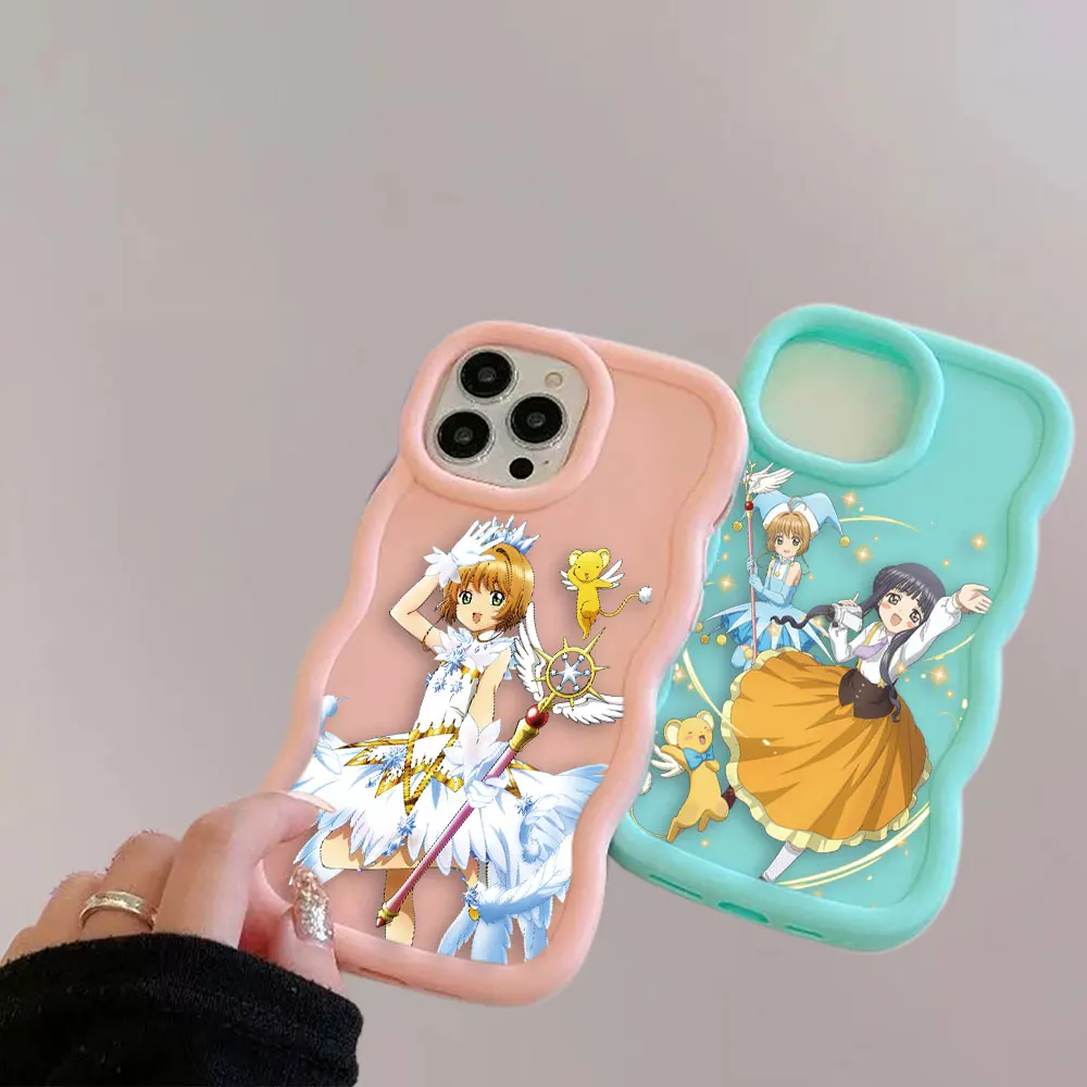 Card Captor Sakura Anime Shockproof Matte Skin Feel Phone Case For Apple iPhone 11 12 13 14 15 16 PRO MAX PLUS 5G