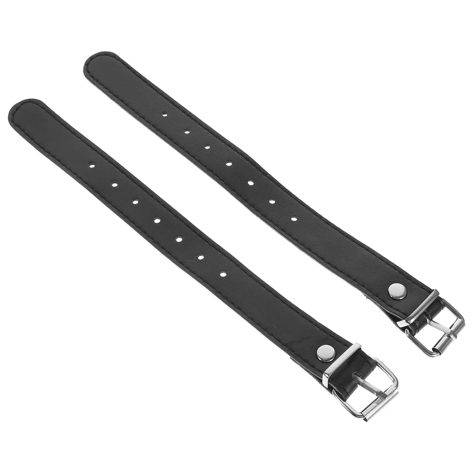 

1 Pair Brown Bike Basket Straps Buckle Belt Adjustable Kids Accessories Smooth Durable No Smell Easy Install Disassemble