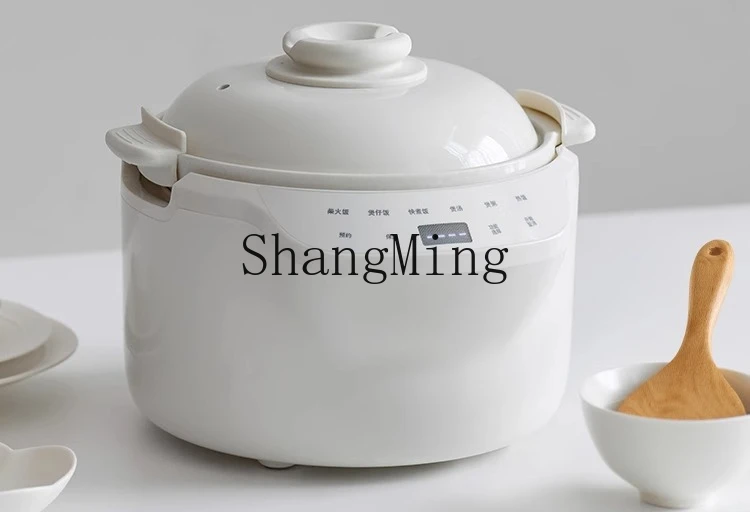 ZYY جهاز طهي الأرز 0 طلاء 1-4 أشخاص جهاز طبخ الأرز المنزلي بالضغط الصغير من السيراميك الحقيقي 3 لتر #2
