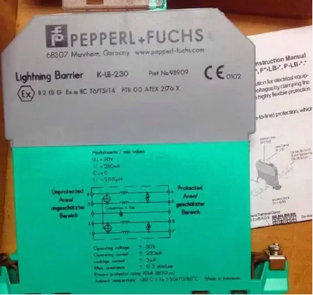 

2025Новый и оригинальный немецкий Pepperl-fuchs K-LB-2.30, барьерная сетка для защиты от перенапряжения, хорошее качество
