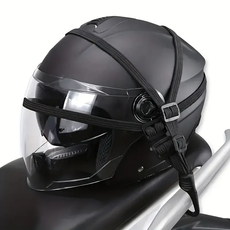 

Clearance_1Pc Motorcycle Elastic Suitcase with Safety Hook-Versatile Helmet Mesh Gear Transport Durable and Sleek for Daily Trav