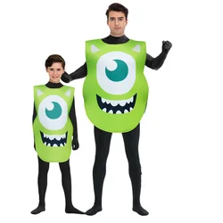 Anime Cartoon Monsters Funny Cosplay Big Eyes Printed Adult Kids Unisex Sponge Stage Costume Props Carnival Party Fancy Dress Up