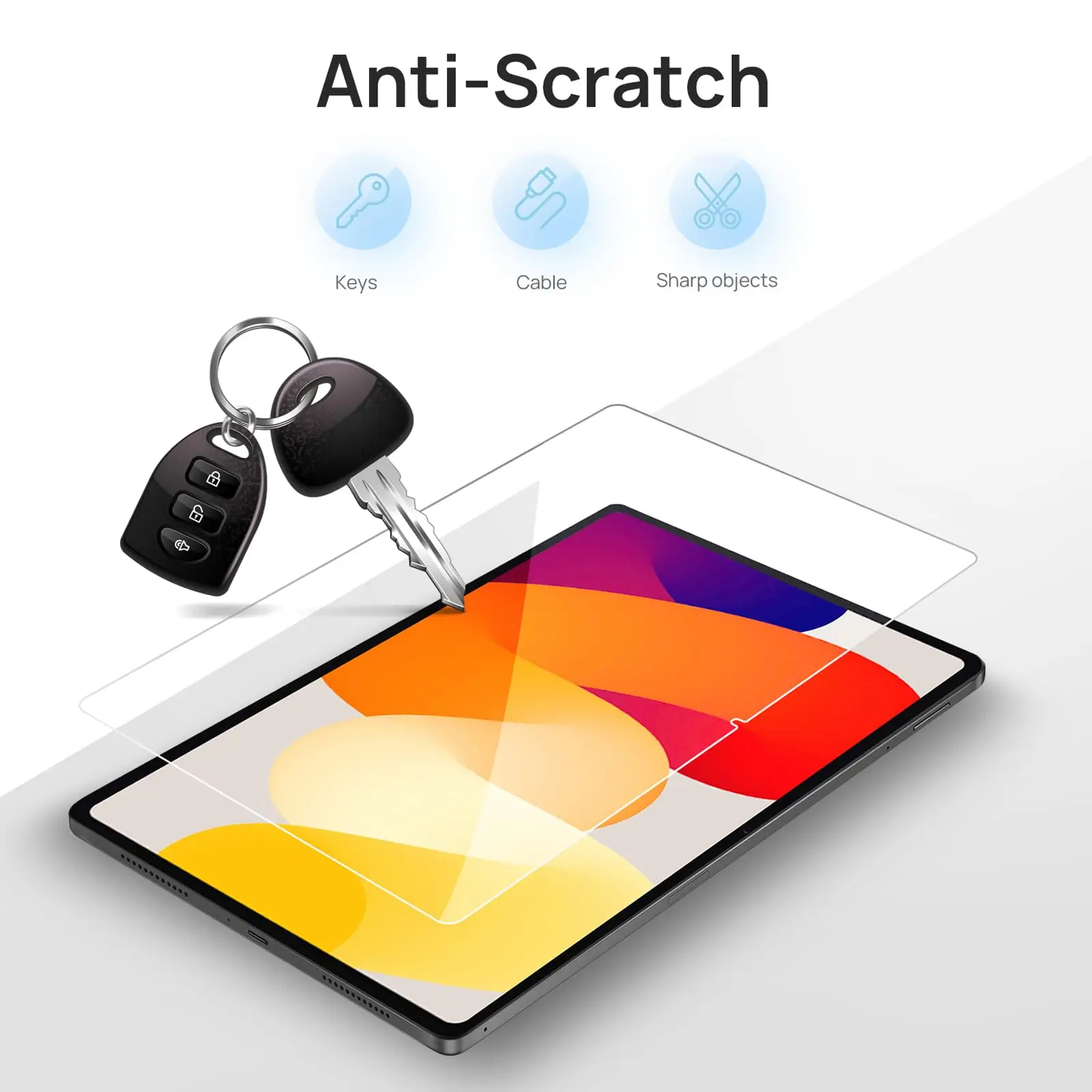 Wysokiej jakości hartowany Film dla Redmi Pad SE 11 cal 2023 Screen Protector ze szkłem ochronnym aparatu 9H twardość Anti-scratch