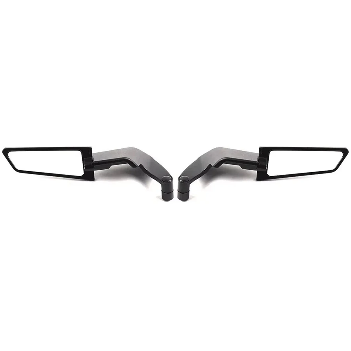 

look-Motorcycle Mirrors Stealth Winglets Mirror to Rotate Adjustable Mirrors for MT07 2025