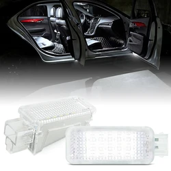 포르쉐 987 Boxster Cayman 997 Carrera 955 957 Cayenne GT3 9PA 화이트 LED 무료 도어 발 밑 공간 수화물 트렁크 라이트 용 2Pcs