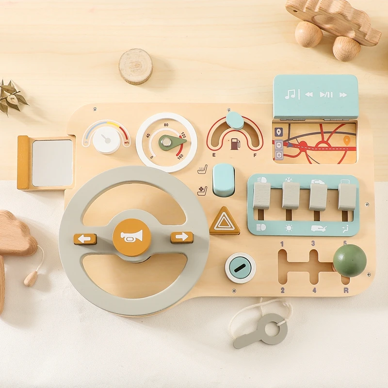 Jouets Montessori pour enfants, planche d'activités en bois pour bébés, jeux éducatifs pour le développement des bébés, cadeaux