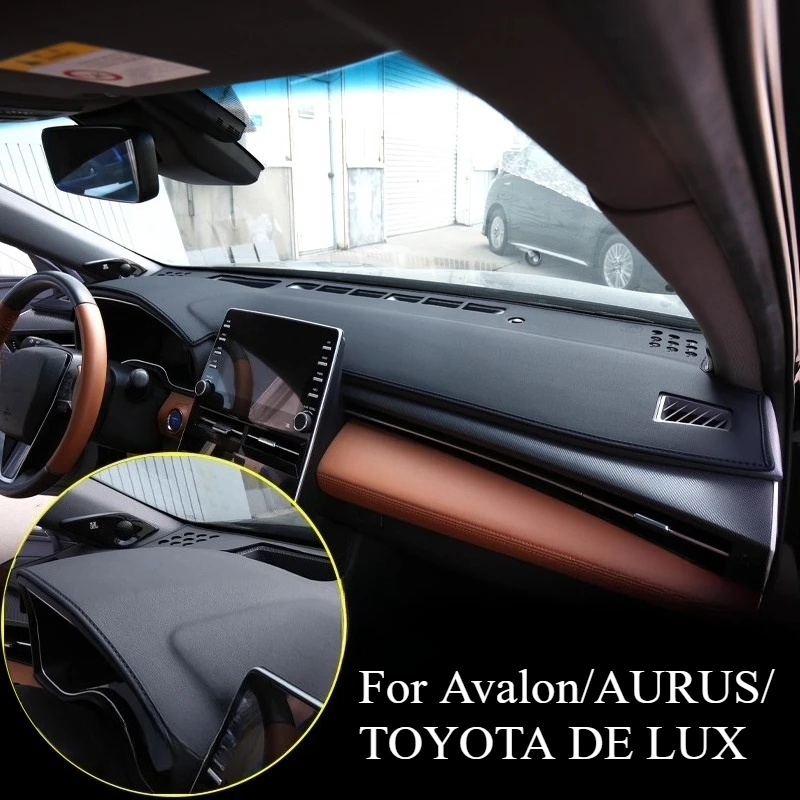 Para avalon/auus/toyota de lux lhd painel pára-sol console central almofada de proteção decoração interior painel sombreamento almofada