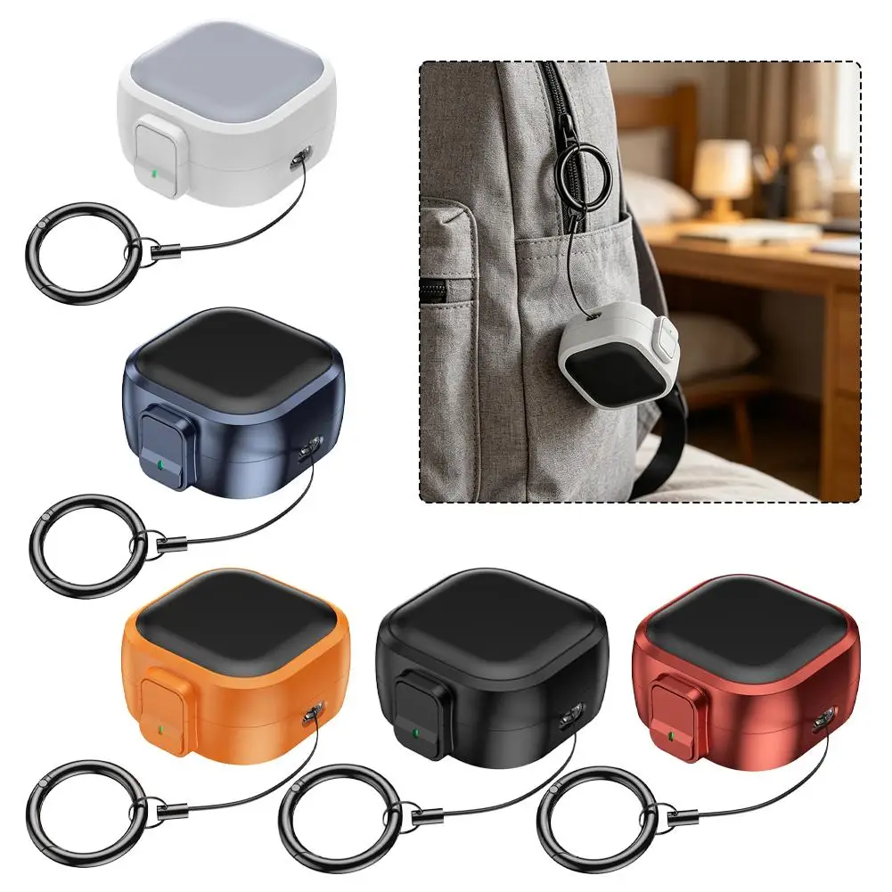 Double Lock Case for Samsung Galaxy Buds 4 / Buds 4 Pro | Shockproof Clear PC TPU Cover with Carabiner | Wireless Charging 1pc