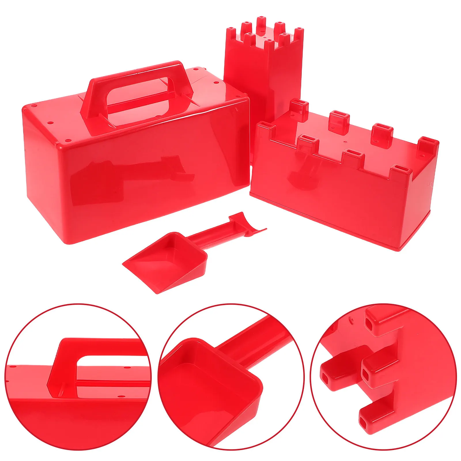 

1Set Snow Brick Mold for Kids Frost Resistant Shovel Winter Outdoor Snow Fort Maker Creative Building Construction Set
