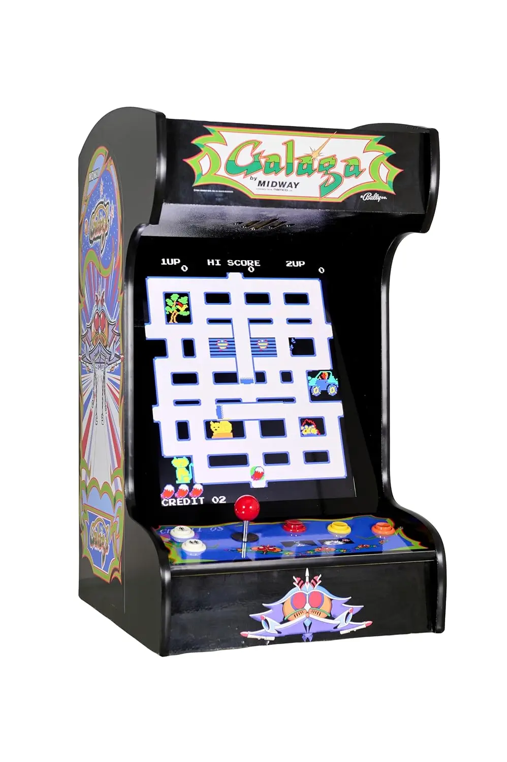 Classic Home Arcade Machine - Tabletop and Bartop - 412 Retro Games - Full Size LCD Screen, Buttons and Joystick, Customized
