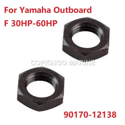 

2Pcs Lower Drive Nut Hexagon For Yamaha Outboard F 30HP-60HP 2T 4T 90170-12138