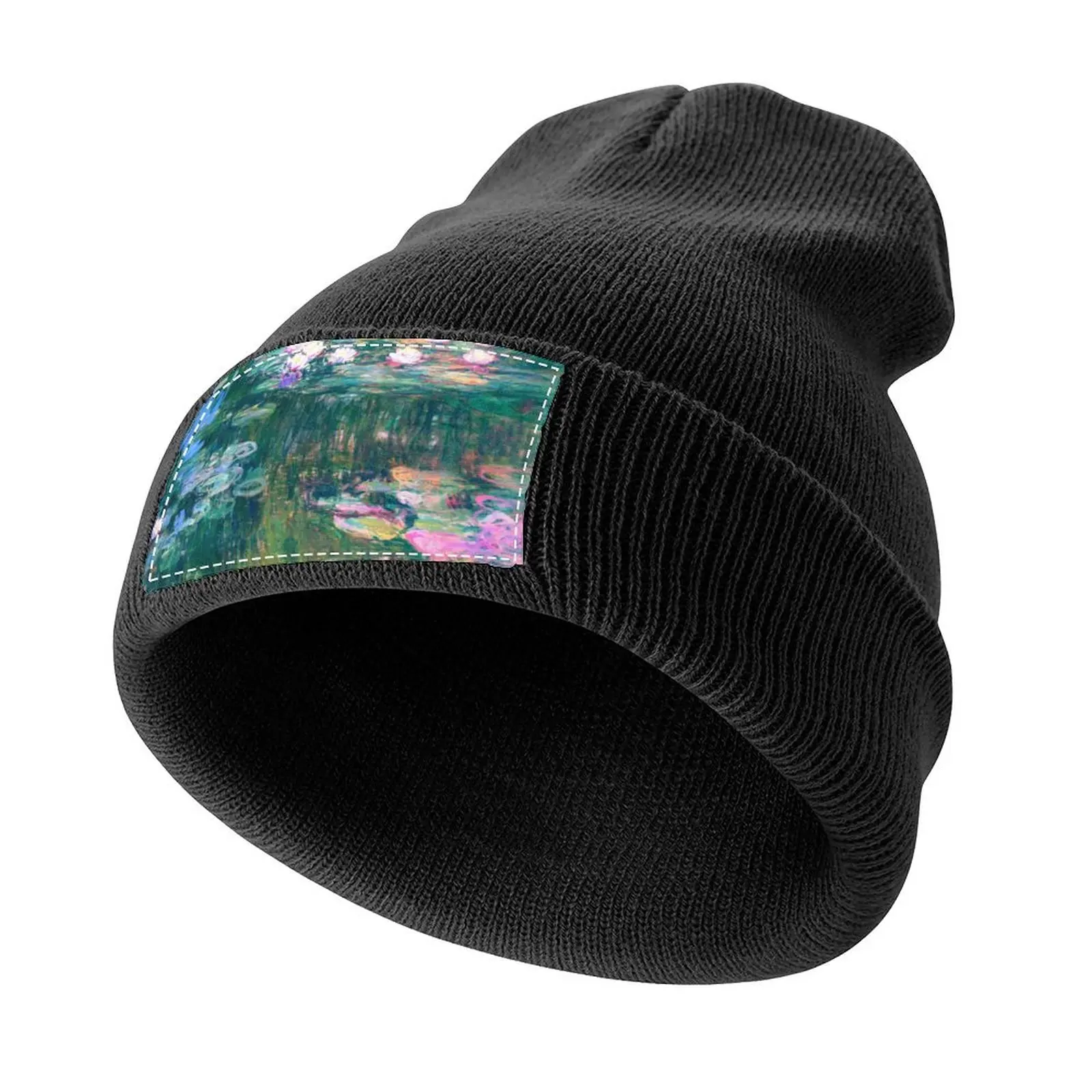 Water Lilies monet Knitted Cap tea Hat Brand Man cap Sports Cap Snap Back Hat Caps Women Men's