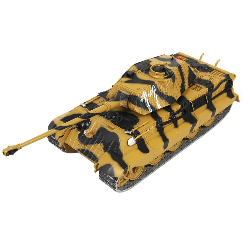 1/32 Tiger King Tank Model Simulatie Legering WWII Duitse Gevechtstank Voor Collection Gift Home Woonkamer Decor