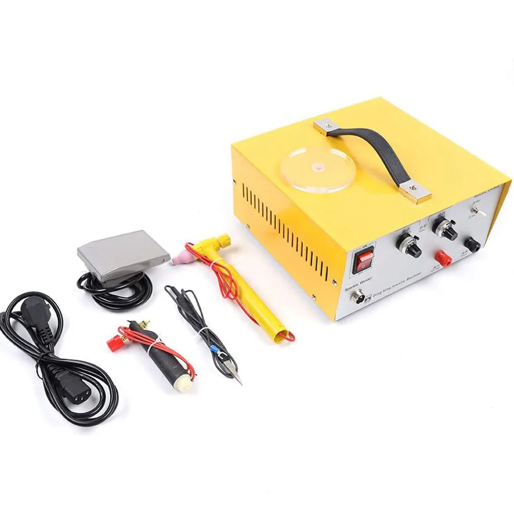 80A Puls Spot Lasmachine voor gouden & zilveren sieraden, draagbare handmatige precisielasmachine met voetschakelaar voor ringreparatie