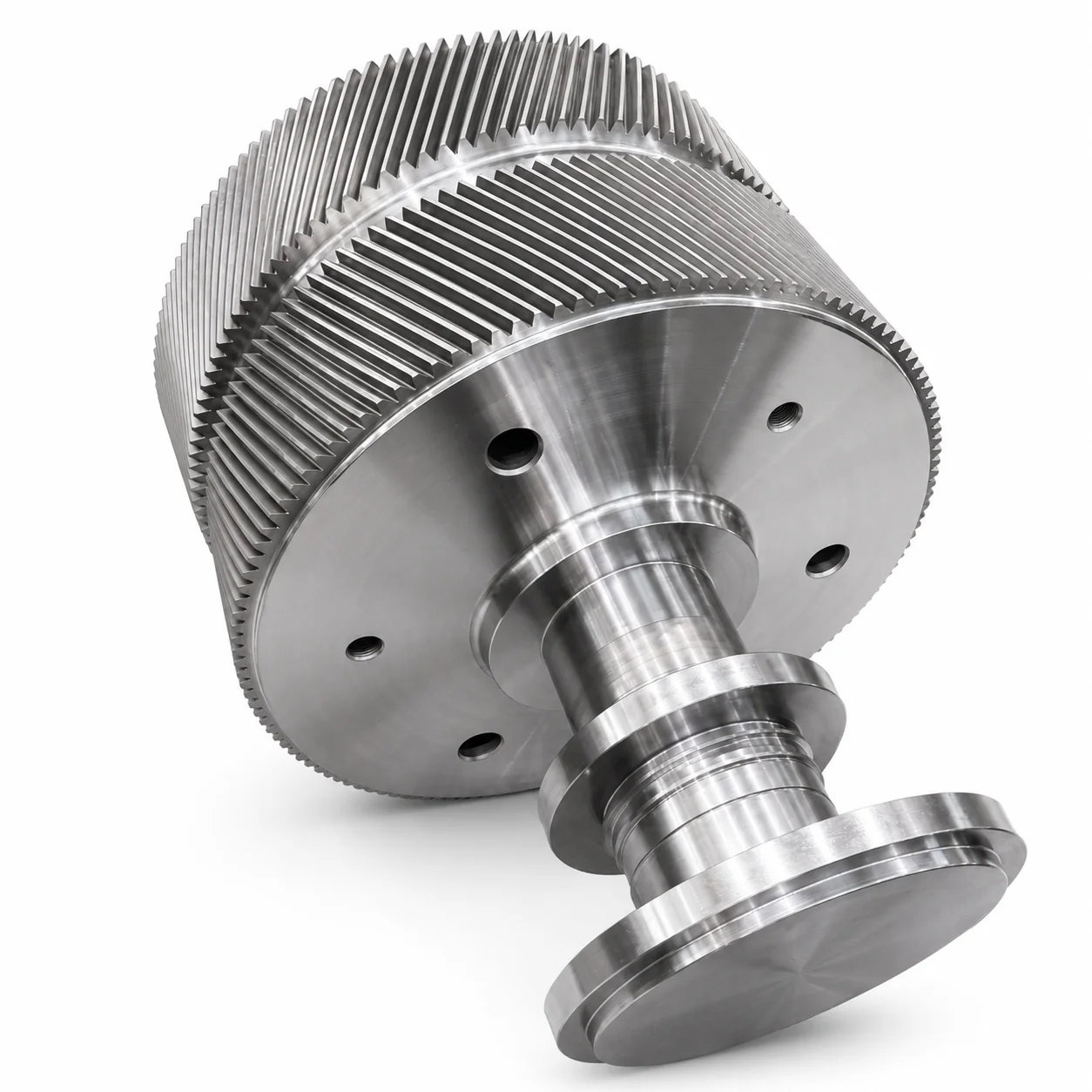 OEM Double Helical Gear Shaft for Heavy Machinery Drive System Components
