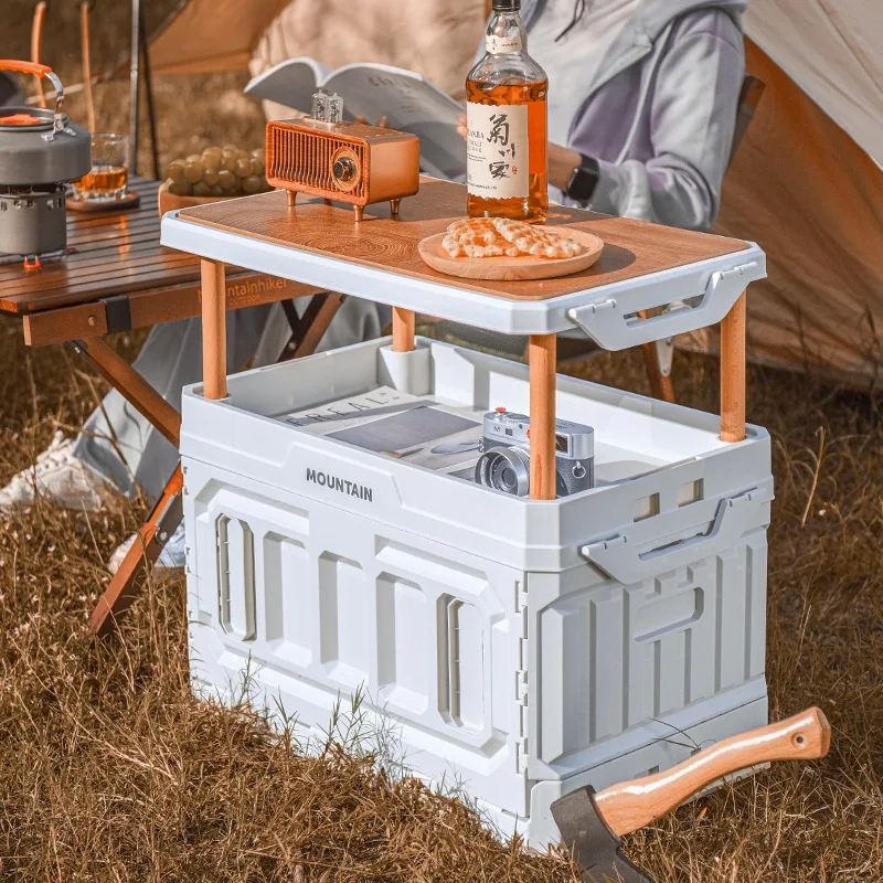 Cover Outdoor Camping Camping Box Storage Box Wholesale Custom Logo  Opening Folding Industrial Multifunction 1pcs