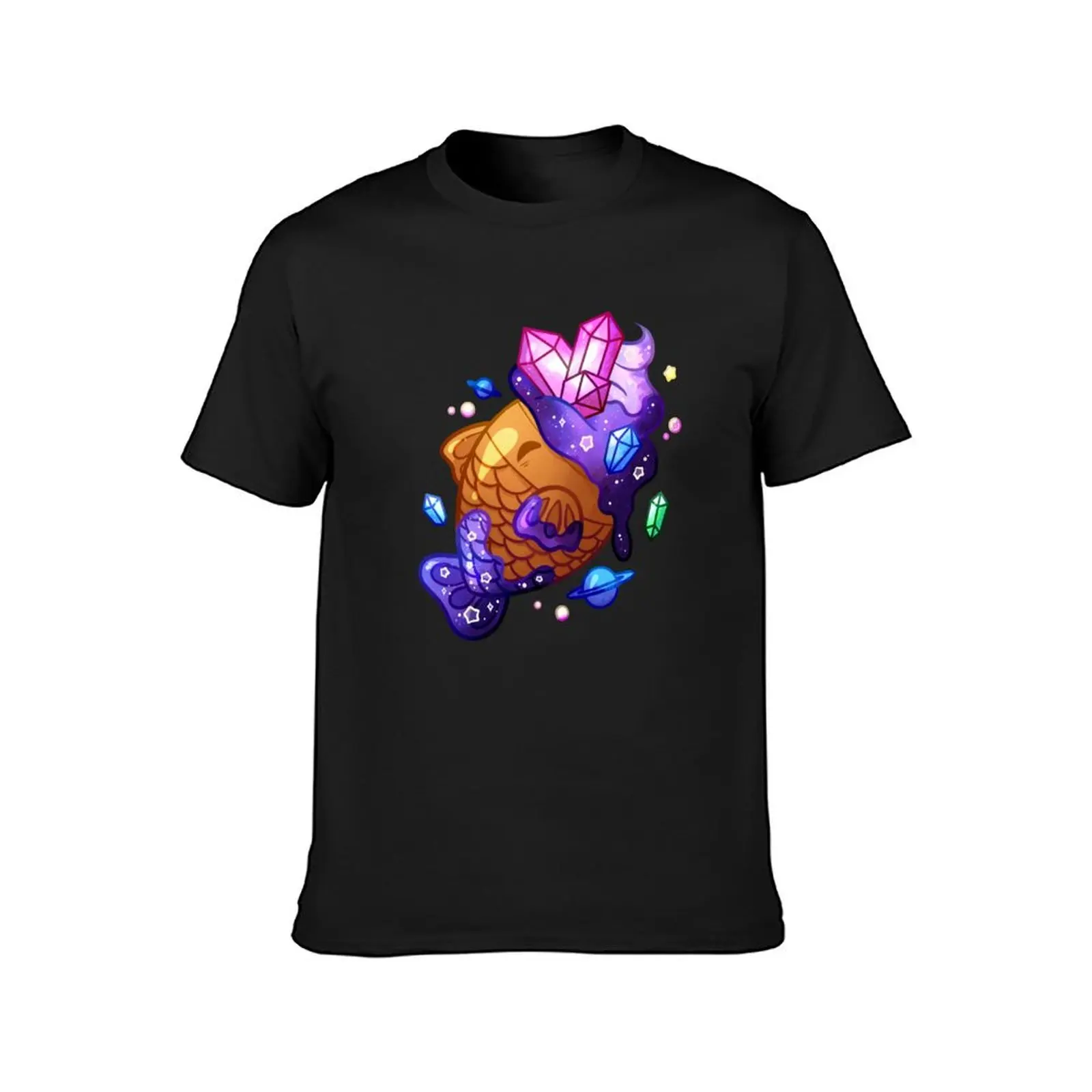 Galaxy Crystal Taiyaki T-Shirt quick-drying tops T-shirts for men cotton