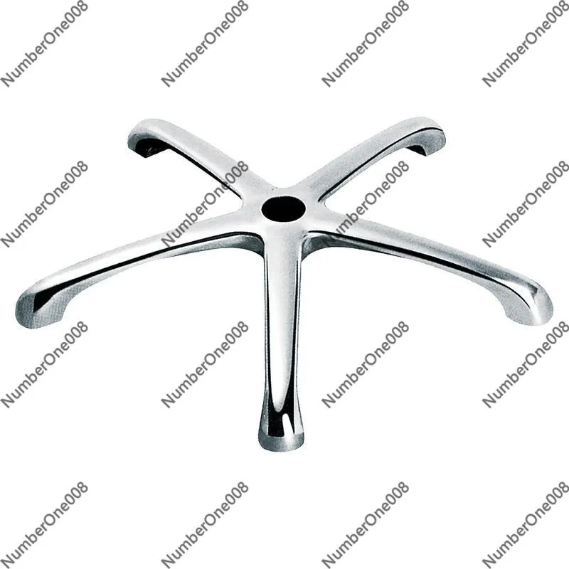 Aluminum Alloy Five Claw Foot Chassis Modern Simple Office Chair Five Star Tripod Rotating Chair Base Replacement Feet