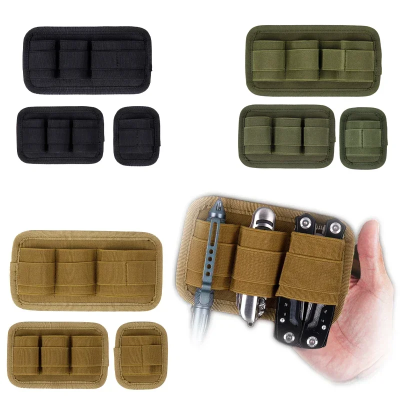 Organizador de modulares de inserção portátil, bolsa de painel tátil de nylon, módulo de separação, equipamento de peito, bolsa de armazenamento portátil