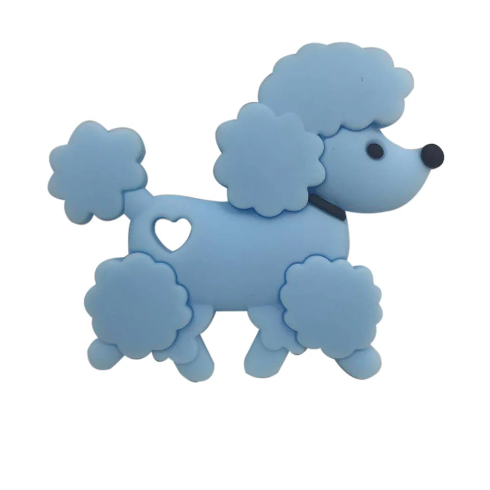 Baby Silicone Teether Toy BPA Free Cartoon Rodent Teddy Bear Teething Toys Necklace Pendant Accessories Infant Chewing Teether