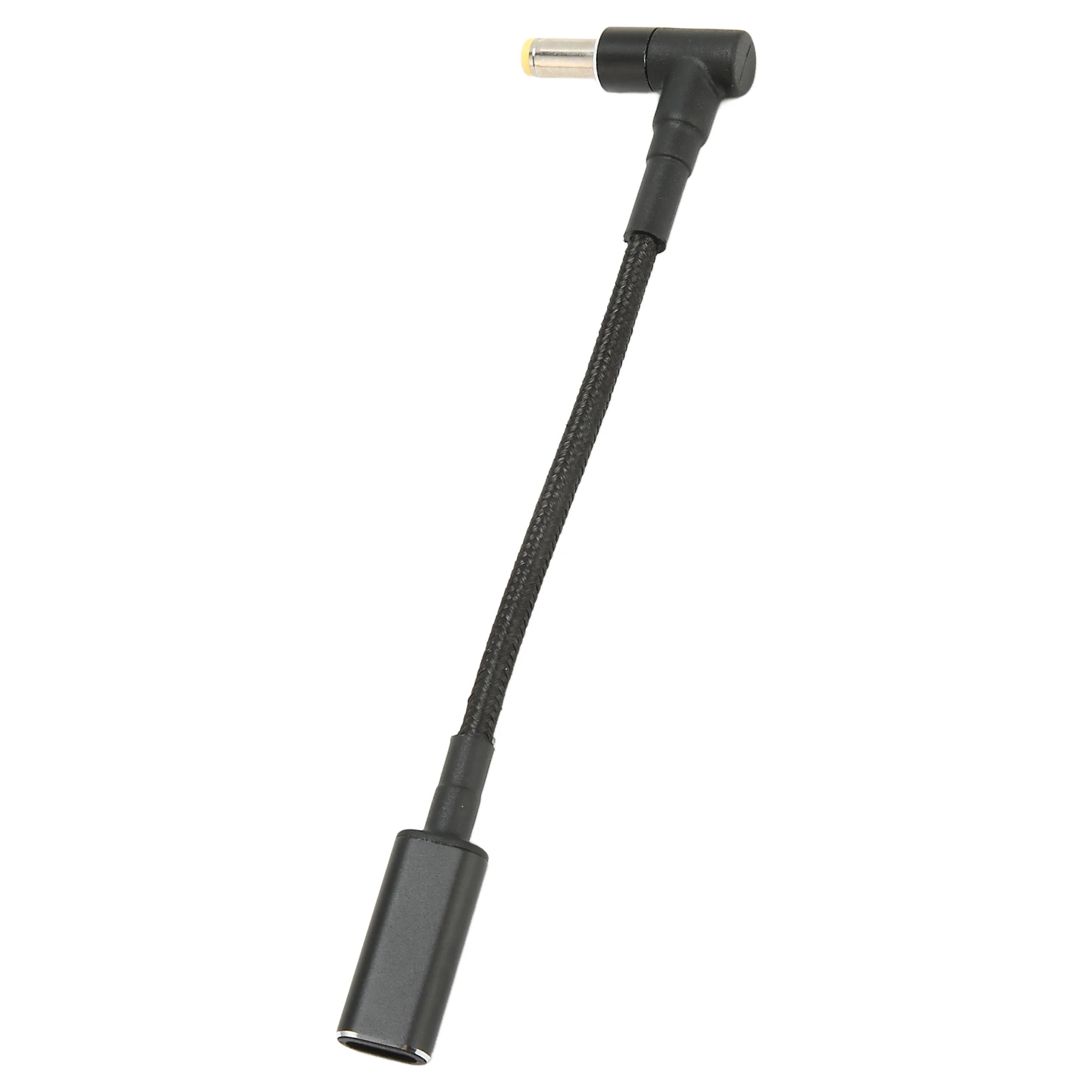 Type C PD Power Adapter USB C to DC 5.5x2.5mm Adapter Nylon Knitted 100W Dual Chip Safe USB C Female to Male Adapter for Laptop