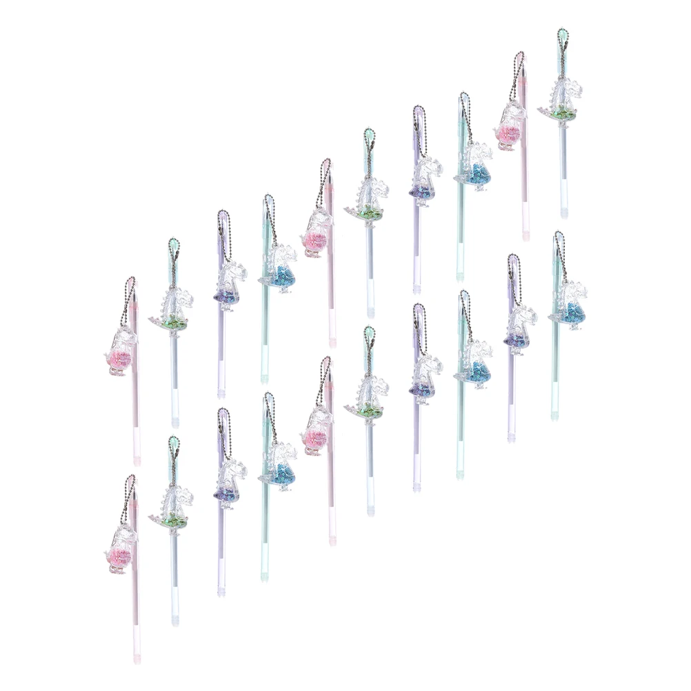 

20Pcs Creative Dinosaur Pendant Gel Pens Fun Stylish Design Ideal for Writing Notes Highlighting Art Projects Kids Learning