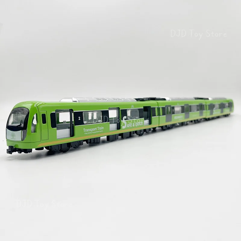 

Diecast Train Model Toy 65 cm Locomotive & Carriage Miniature Replica With Sound & Lights For Children Gifts