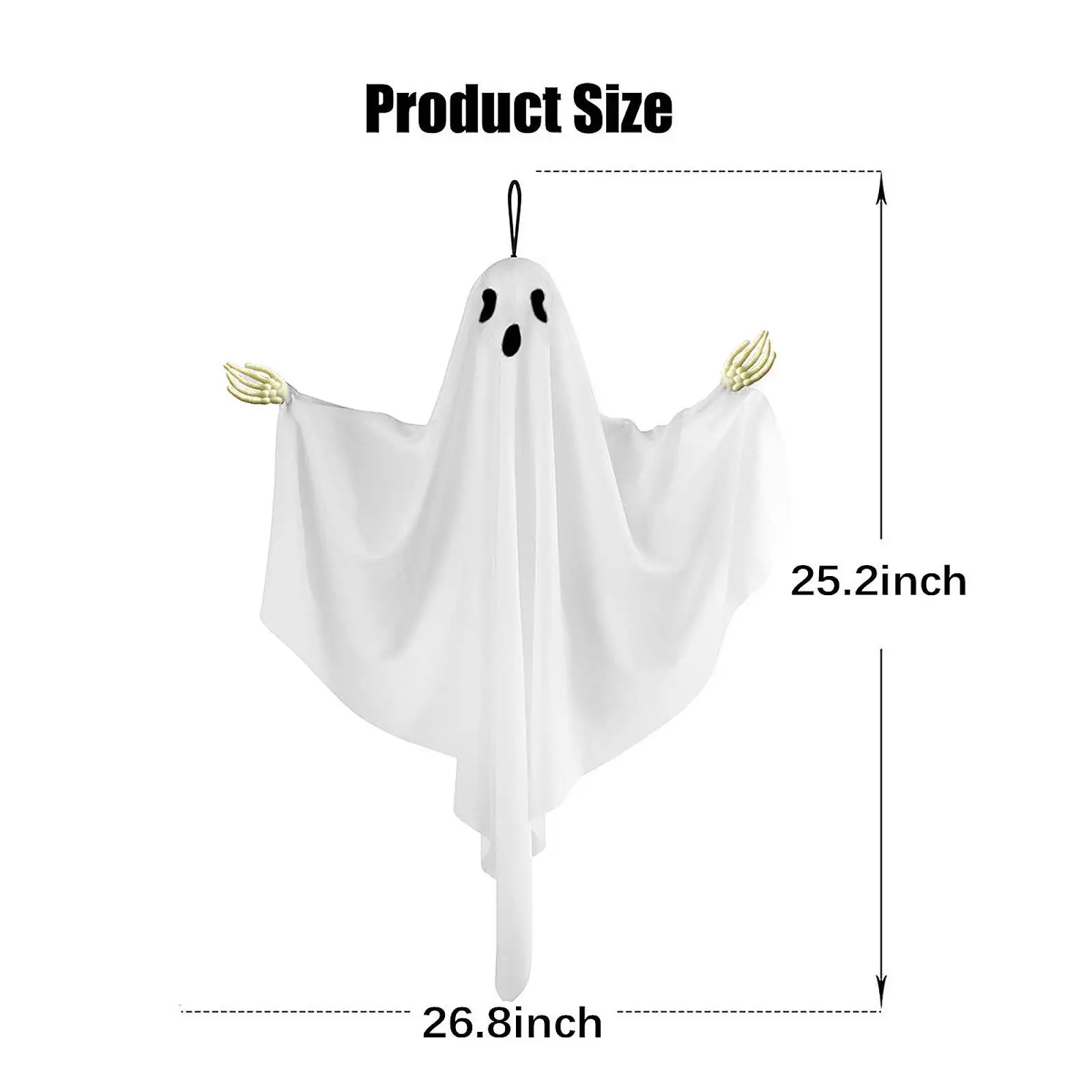 Halloween Hanging Ghost Decoration Halloween Decor Gift Creative Prop for Garden