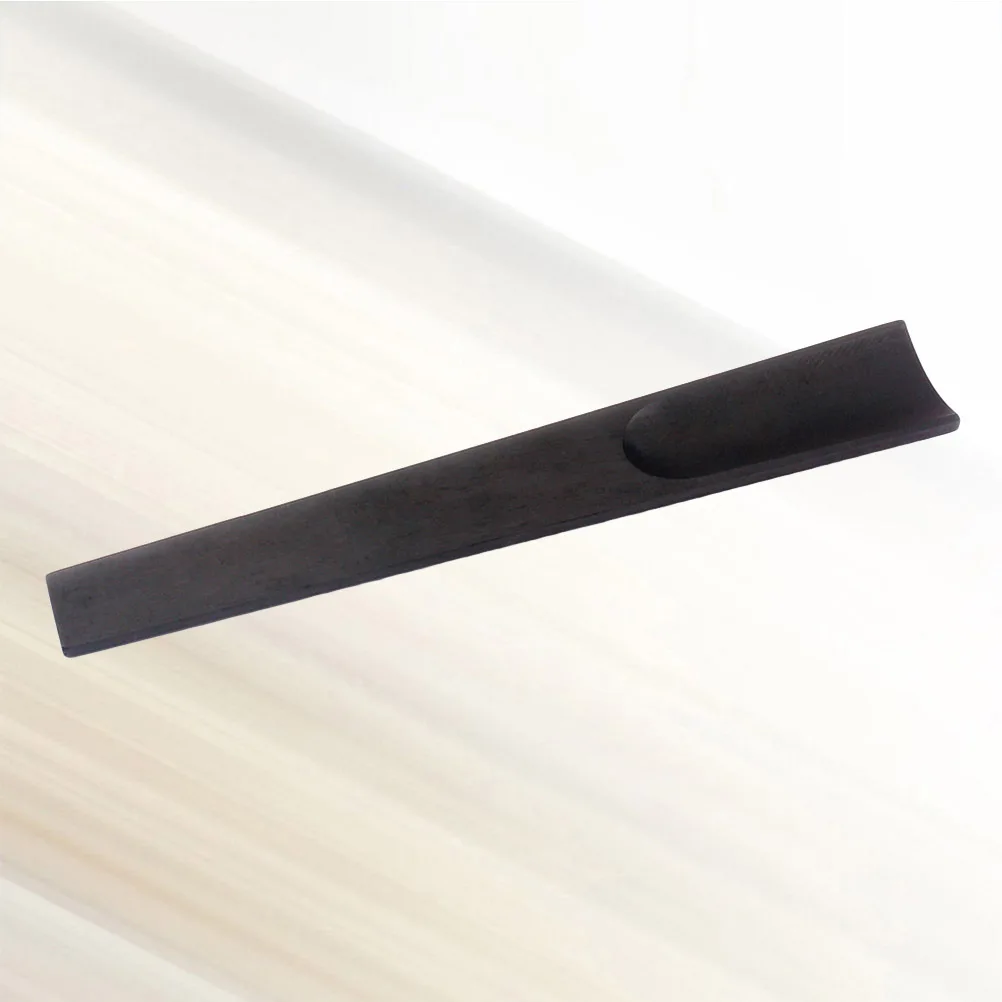 

1/4 Size Fingerboard Ebony Wood Black Fretboard Replacement For Violin Repair Lightweight Small Design Fine Craftsmanship