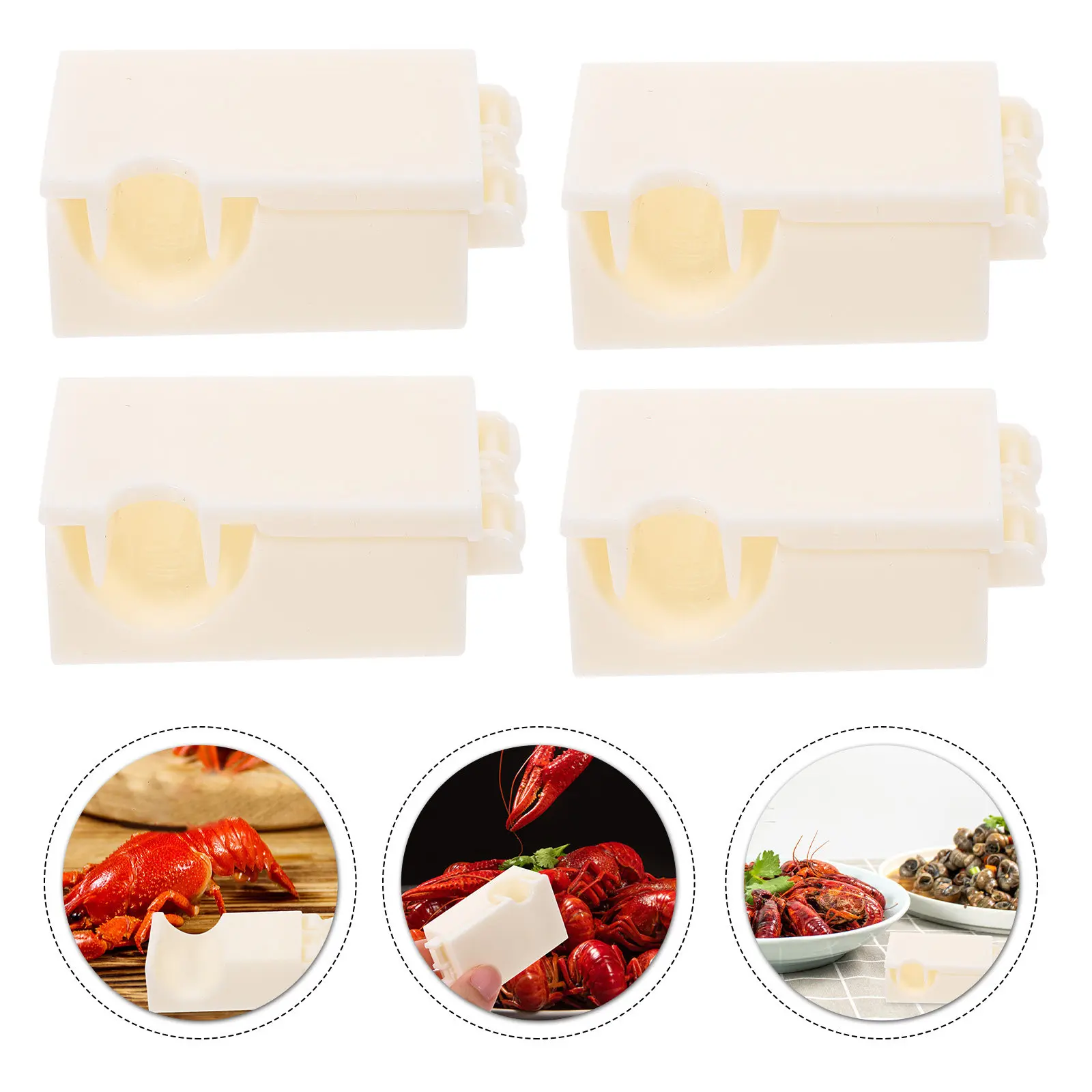 10pcs Shrimp Peeler Tool – Plastic Seafood Shell Remover for Shrimp, Crawfish & Small Shellfish – Kitchen Gadget