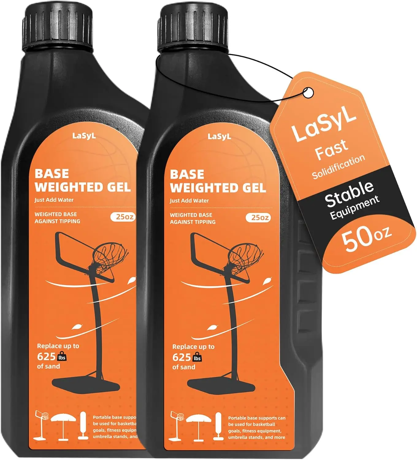 

Base Weighted Gel for Anchoring Basketball Hoops, Umbrellas, Volleyball Nets - Eco-Friendly, Long-Lasting