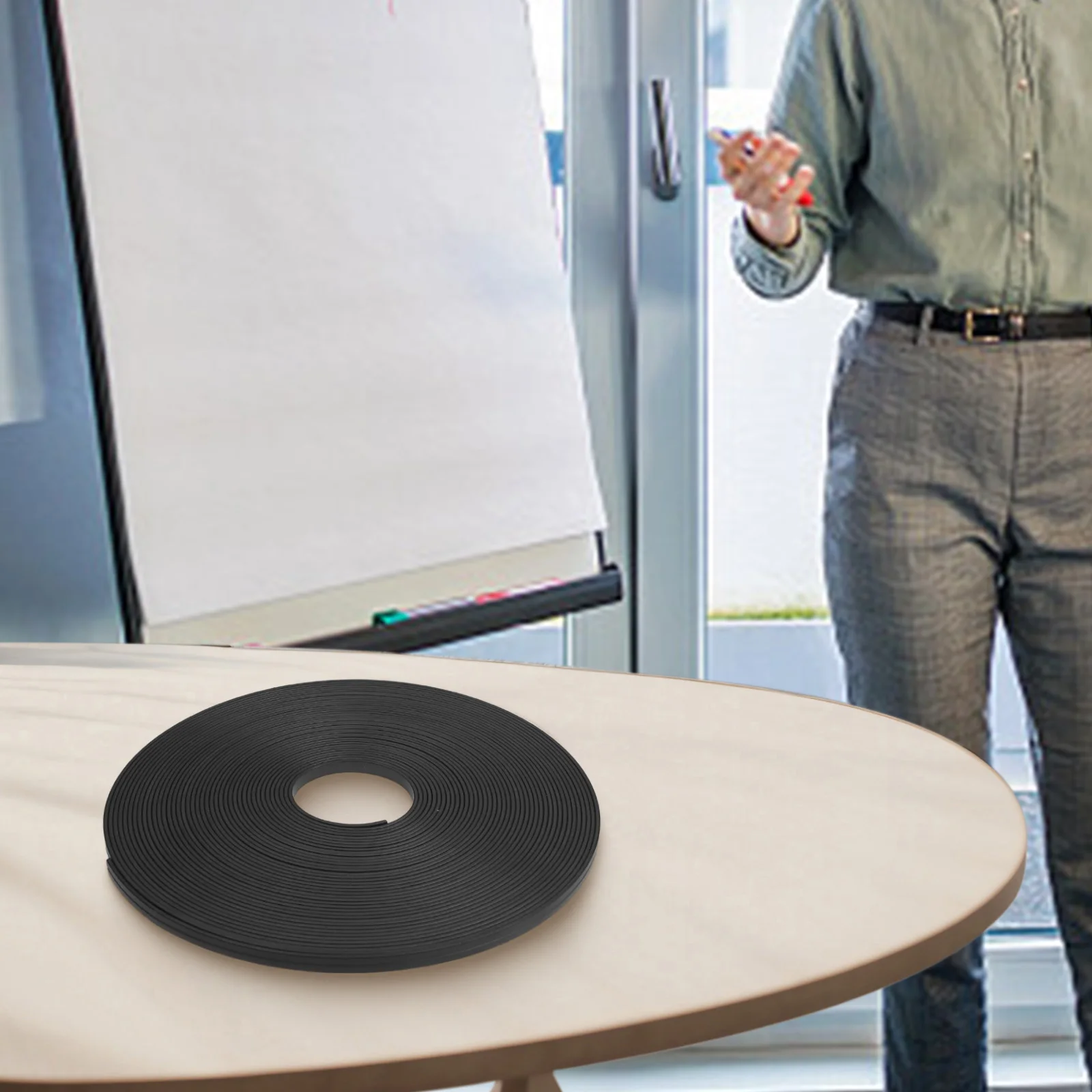 Decorative Magnetic Board Tape 8M Length Thin Strips for Educational and Organizational Purposes on Metal Surfaces