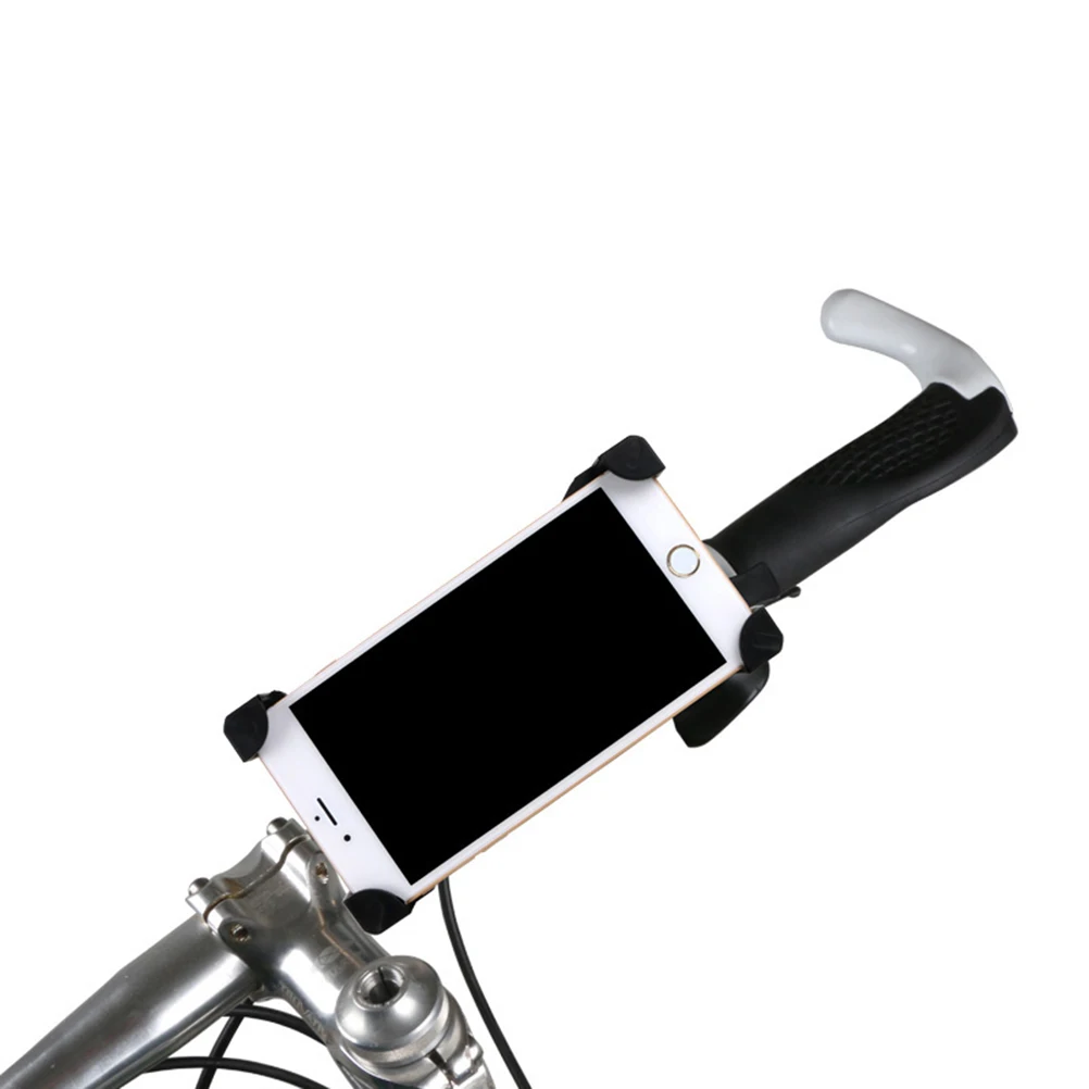 

Universal Bike Phone Holder Adjustable 4-claw Non-Slip Mountain Road Bike Handlebar Mount Bracket for 3.5-6.5 inch Smartphones G