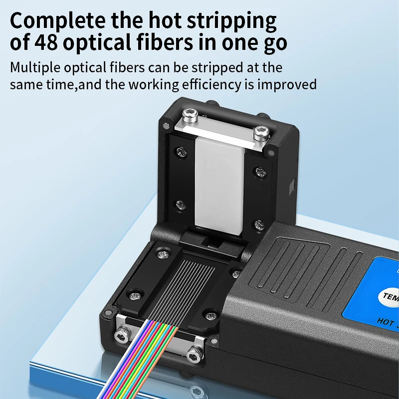 AUA-M8 Fiber Optic Thermal Stripper Pliers Heated Fiber Multi Core Cable Wire Stripping  Ribbon Fiber Hot Stripper Tool Slitter