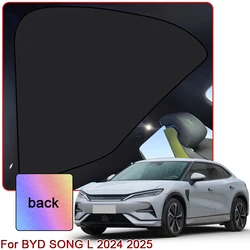 Colorful Ice Crystal Car Roof Sunshade Fit For BYD SONG L 2024 2025 Car Clip-on Sunroof Skylight Blind Shading Cover Accessories