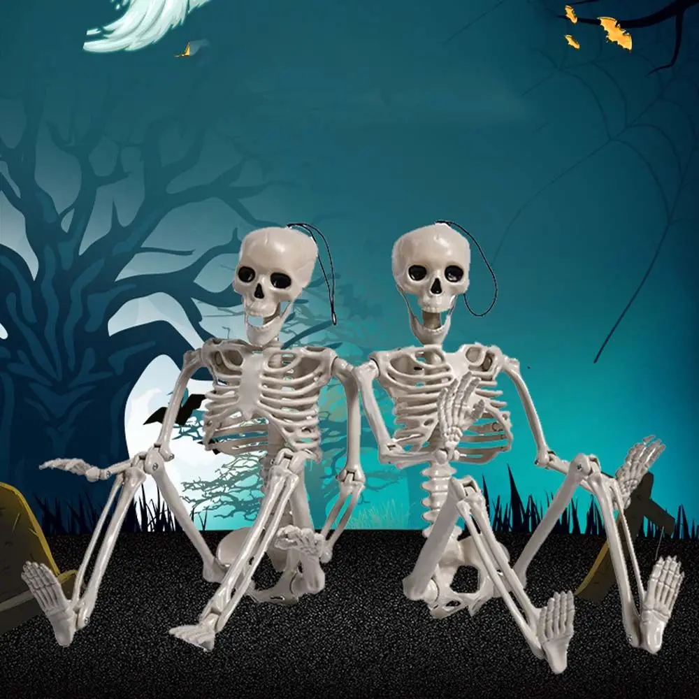 

40cm Biology teaching Parties accessories Ornaments Car Rearview mirror pendant Skeleton model Human Bones Halloween props